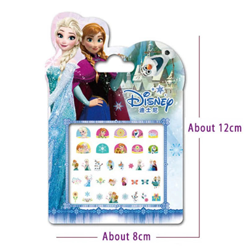Frozen Princess Elsa Anna Makeup Nail Stickers