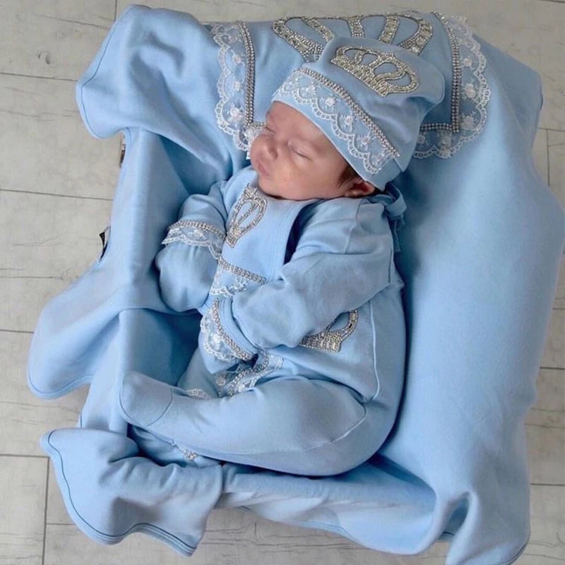 5pcs Newborn Baby Romper Outfit