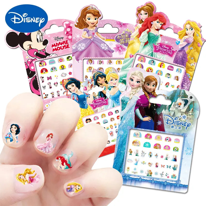 Frozen Princess Elsa Anna Makeup Nail Stickers