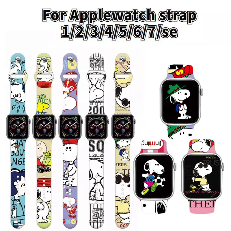 Snoopy Apple Watch Strap Print